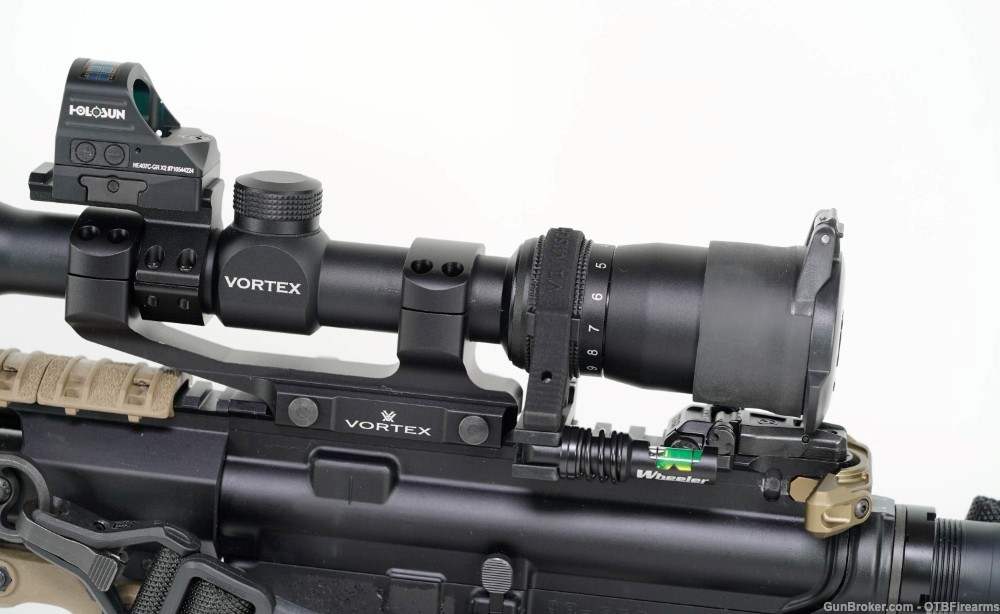 Ruger AR-556 5.56mm NATO w/ Vortex Scope, Holosun Red Dot, and More-img-8