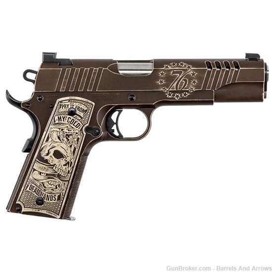 AUTO-ORDNANCE 1911 45ACP 5" SS COLD DEAD HANDS-img-0