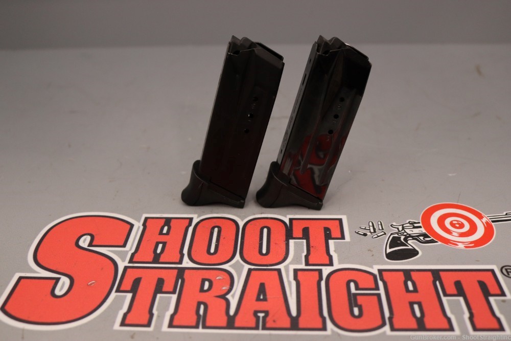 Lot O' Two (2) Ruger SR9 Compact 10rd 9mm Magazines (OEM)-img-0