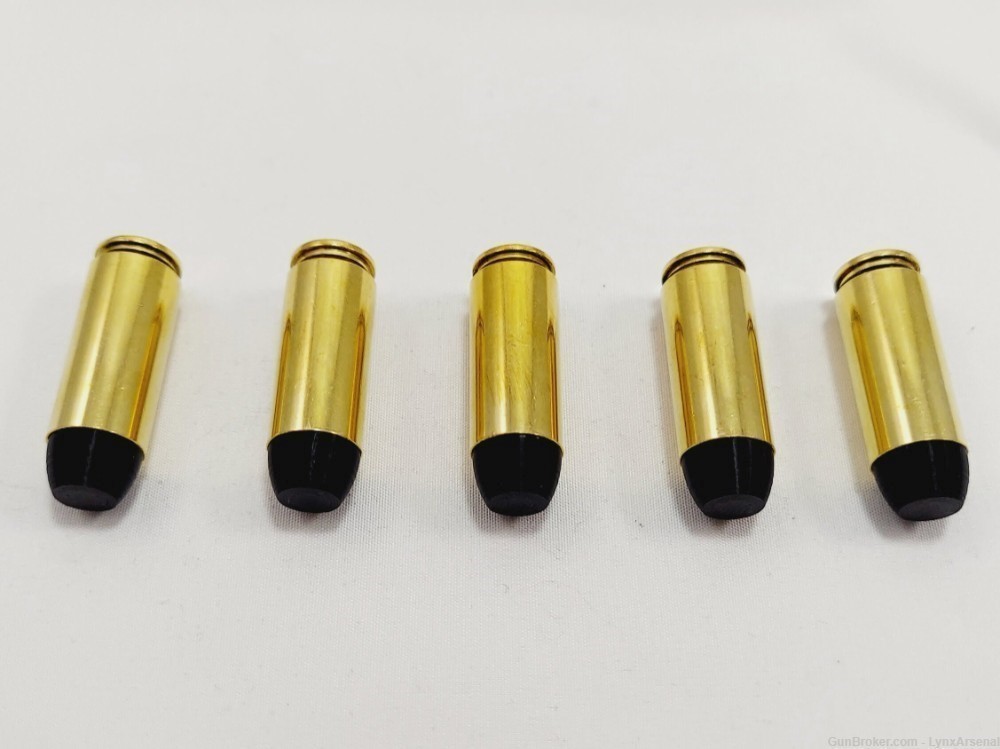 50 AE Brass Snap caps / Dummy Training Rounds - Set of 5 - Black-img-4
