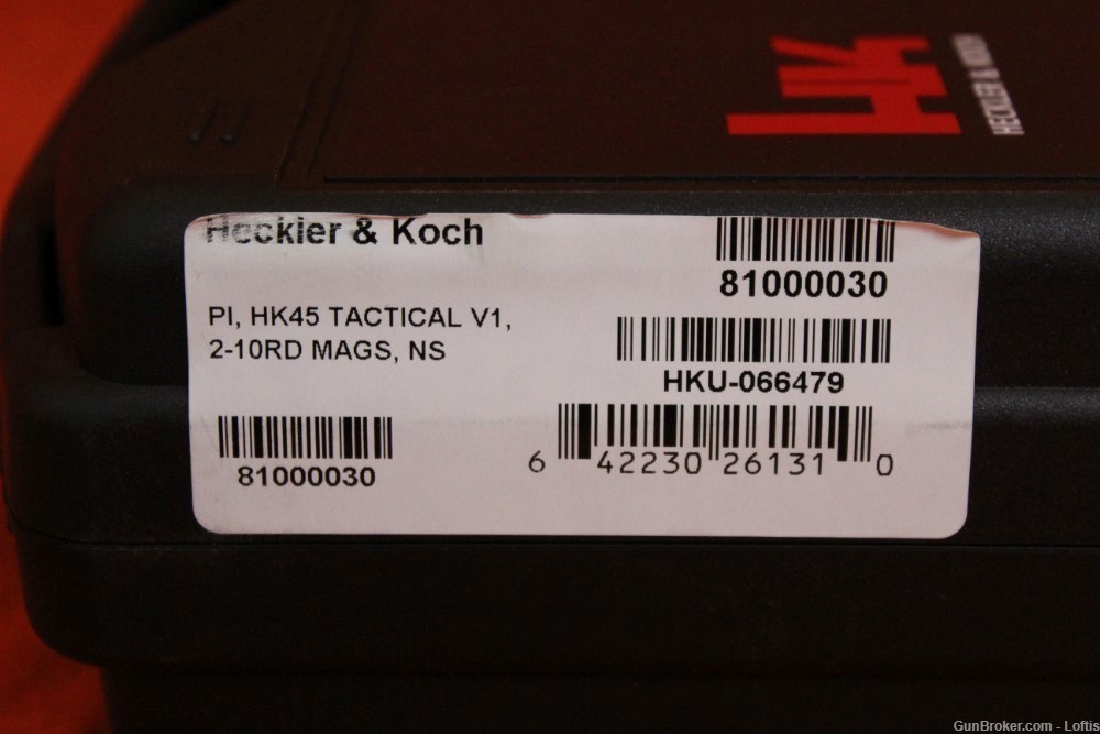 H&K HK45 Tactical .45acp 5" NEW! Free Layaway!-img-1