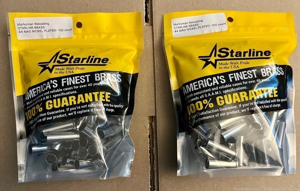 Starline 44 MAG brass Nickel Plated, 44 Magnum Nickel Plated- 100 count-img-3