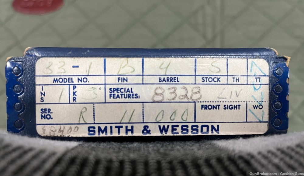 Immaculate Smith & Wesson 33-1 Regulation Police W/Original Box + Ammo-img-2