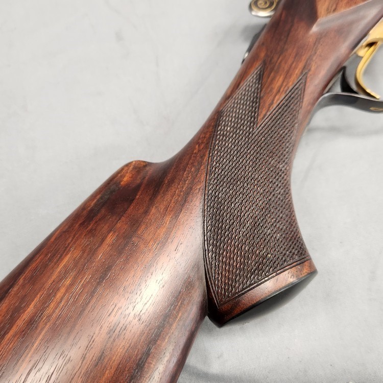 Fortuna over under 12 gauge shotgun with exquisite hand engraving 28"-img-12