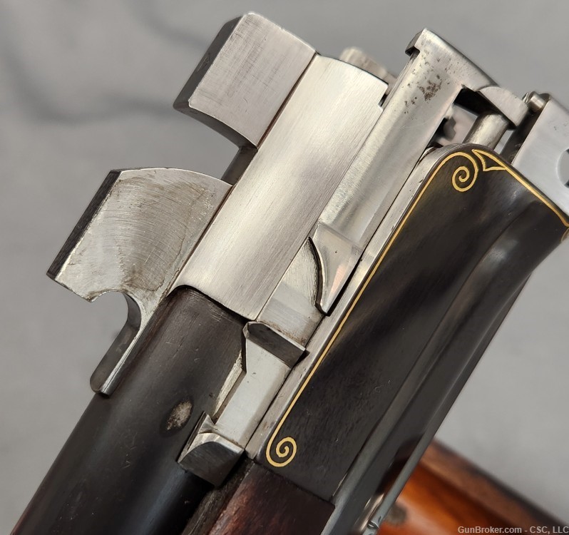 Fortuna over under 12 gauge shotgun with exquisite hand engraving 28"-img-49
