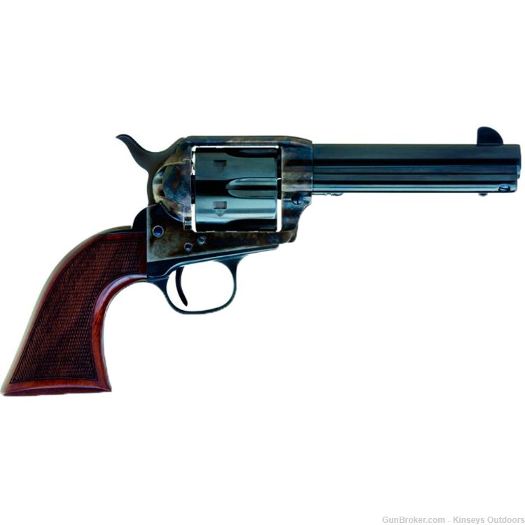 Cimarron Arizona Ranger  45 Long Colt 4.75 in. Checkered Walnut CCH 6 Shot-img-0