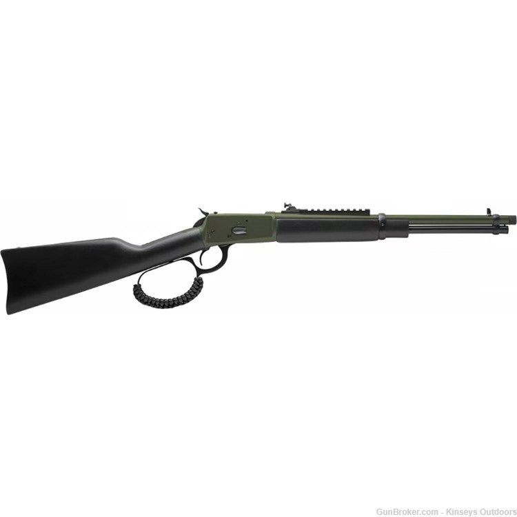 Rossi R92 Lever Action Rifle 357 mag 16.5 in. Mil Spec Green 5 rd.-img-0