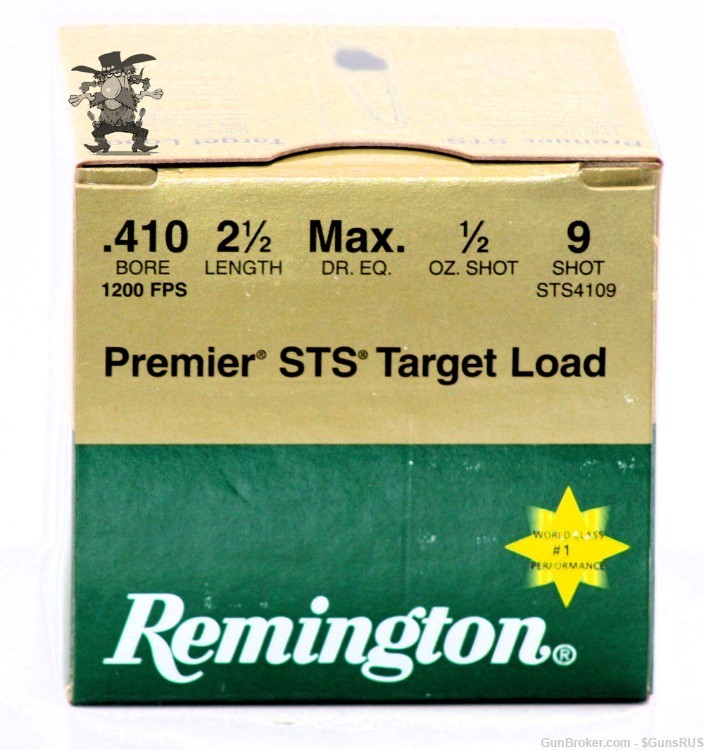 Remington STS® .410 Bore No.9 Shot Hard Hitting SUPER HARD 410 Shot 2.5" -img-4