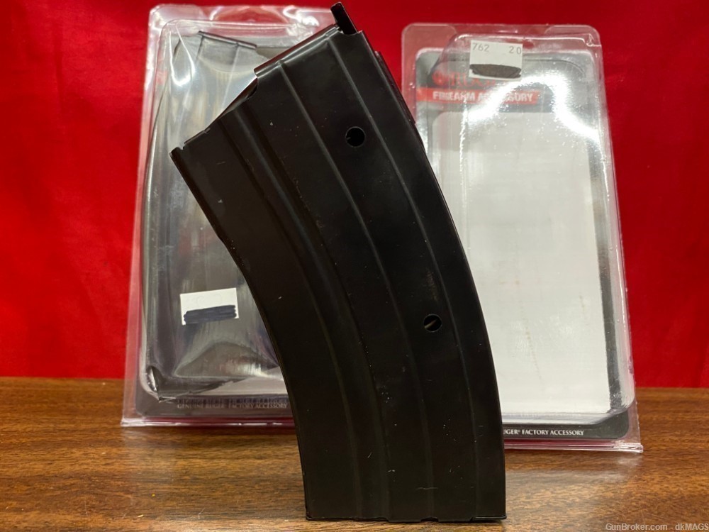 2 OEM Ruger Mini-30 7.62x39 20rd Magazines-img-3