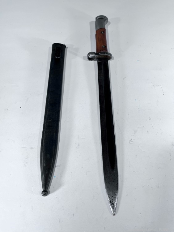 Czech Bayonet with Scabbard VG COND NO RESERVE NO CC FEE-img-0