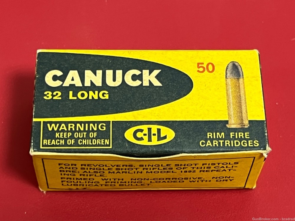Cunuck 32 long rimfire ammunition 1 box 50pcs -img-0
