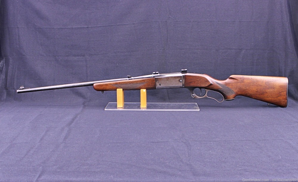 1957 SAVAGE MODEL 99F 300 SAVAGE 22" BBL LEVER ACTION W/SCOPE BASES C&R-img-14