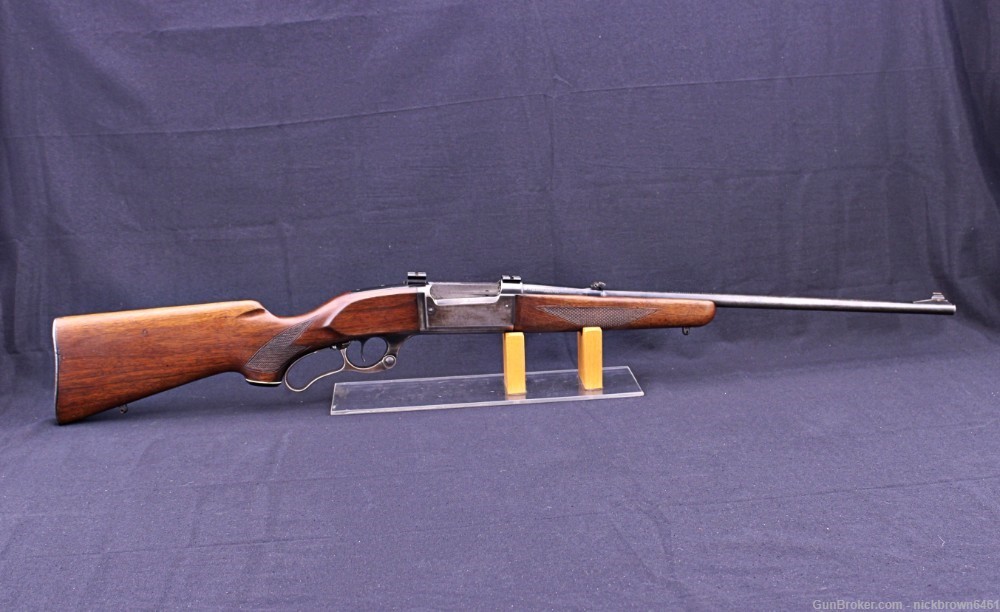 1957 SAVAGE MODEL 99F 300 SAVAGE 22" BBL LEVER ACTION W/SCOPE BASES C&R-img-1