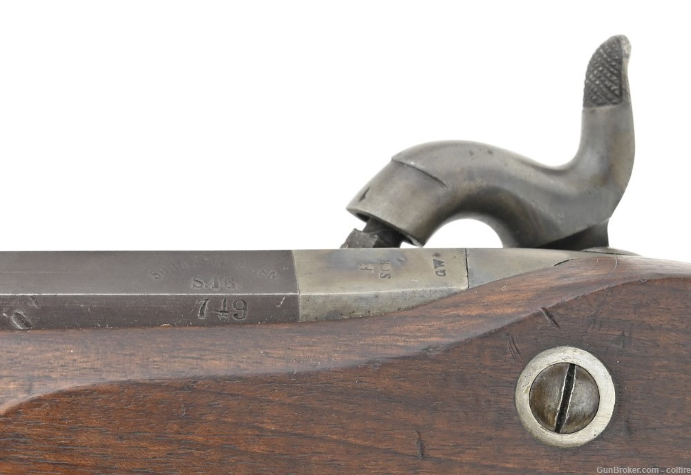 Stunning Swiss Model 1851 Federal Percussion Carbine (AL5176)-img-5