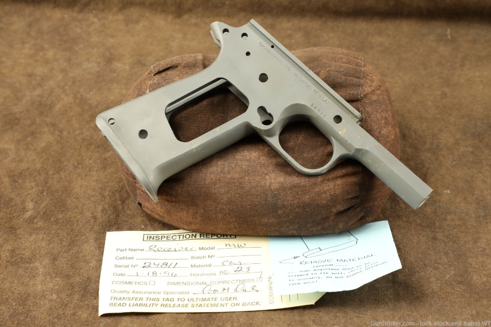Caspian Arms LTD .45 ACP Receiver Frame Never Assembled 1911 Pistol 1996-img-2