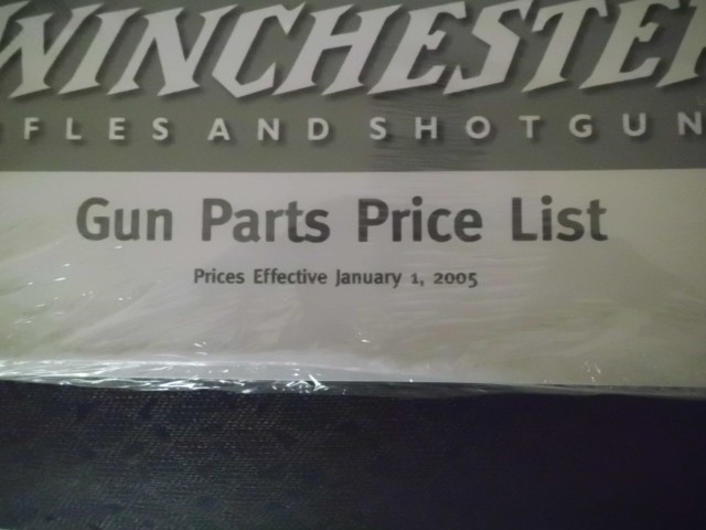 WINCHESTER 2005 PARTS LIST UNOPENED-img-1