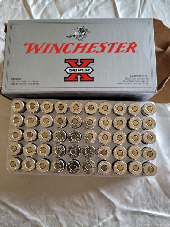 Winchester .38 S&W 145 GR. Lead Round Nose ammo, 50 Rounds 1 Full Boxe-img-2