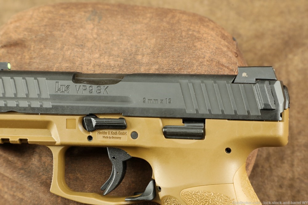 HK VP9 SK 4.1” 9mm Semi Auto Pistol FDE-img-21