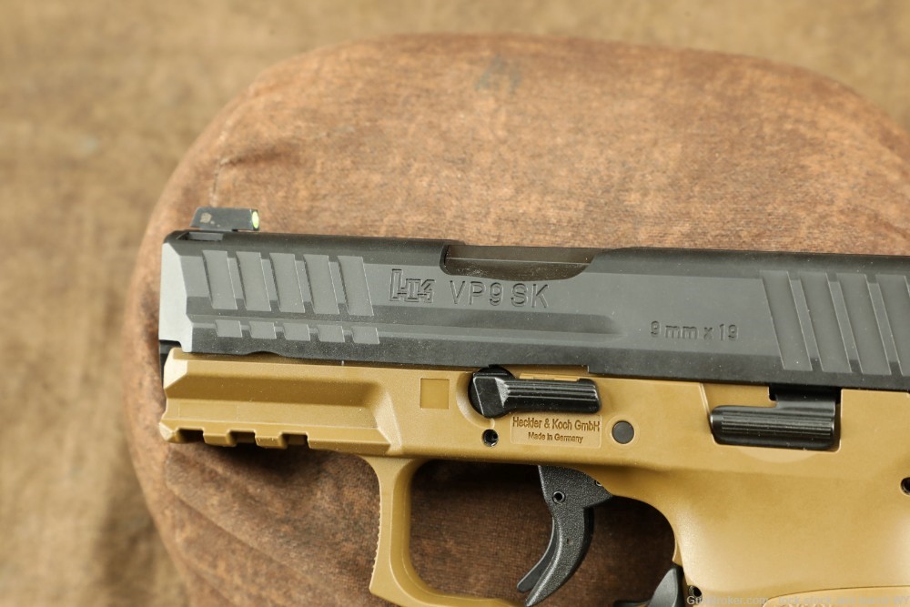 HK VP9 SK 4.1” 9mm Semi Auto Pistol FDE-img-19