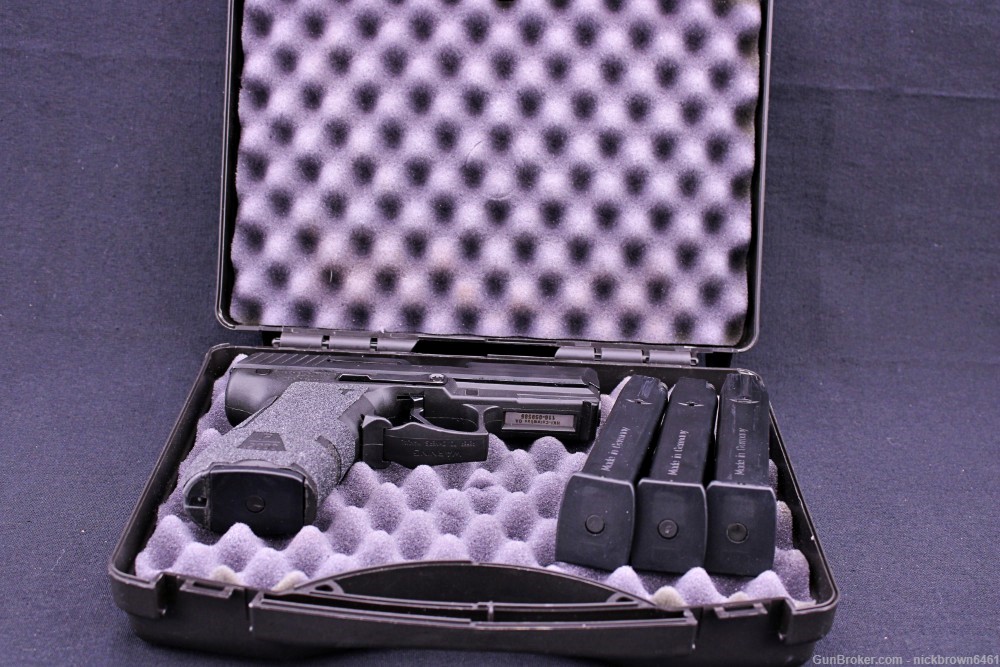 HECKLER & KOCH HK P2000 9MM 3.5" GRAY GUNS TRIGGER TALON GRIPS 4 MAGAZINES -img-19
