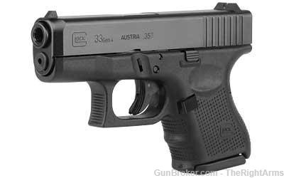 Glock, G33 Gen 4, Double Action Only, Sub Compact Pistol, 357 Sig, 3.42"-img-0