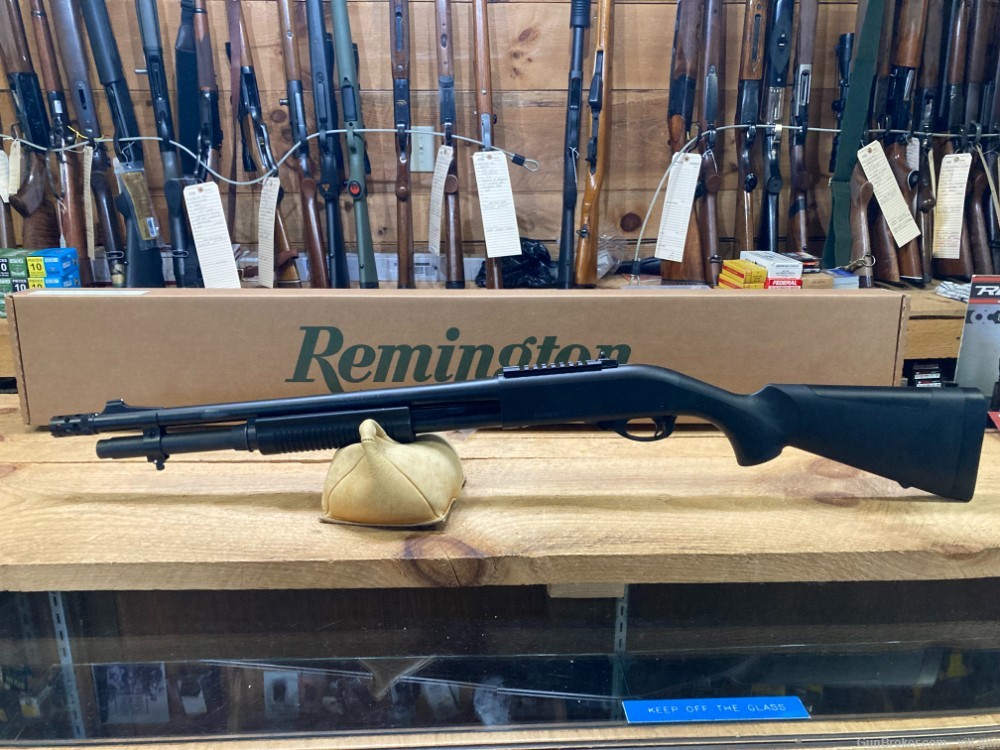Remington 870 Tactical 12 Ga. 3" 18.5"  Ghost Sight Tactical Choke R81198-img-1