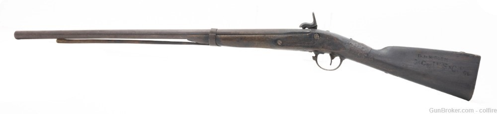 Identified Confederate Percussion Model 1840 Musket (AL5335)-img-5