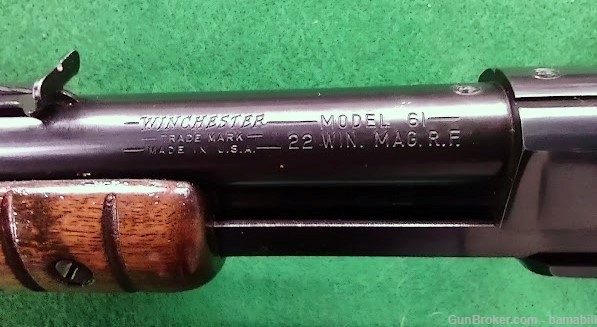  Model 61  Winchester  22WMR,  Grooved Receiver,  Jeweled Bolt.  Super Nice-img-16