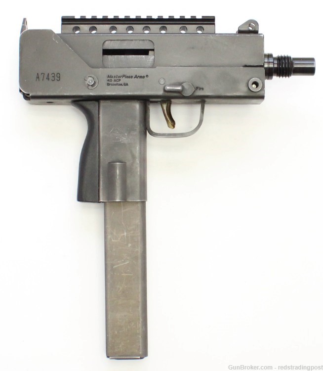 Masterpiece Arms MPA-10 6" Barrel 45 ACP Semi Auto MAC-10 Clone Pistol-img-0
