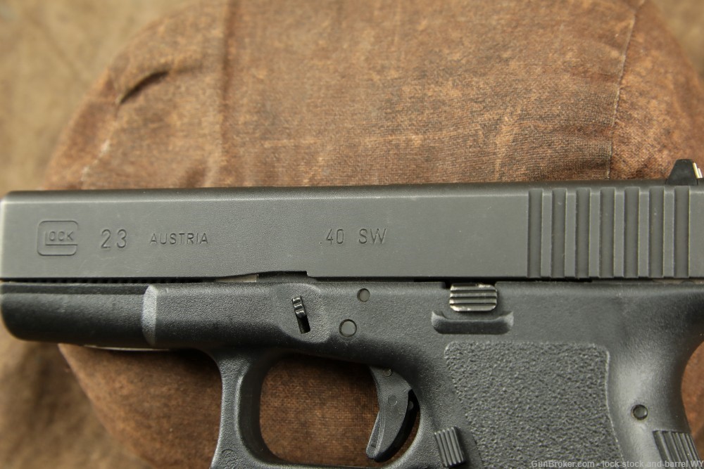 Glock 23 G23 Gen 2 .40 S&W 4” Semi-Auto Striker Fired Pistol w/ Case -img-20