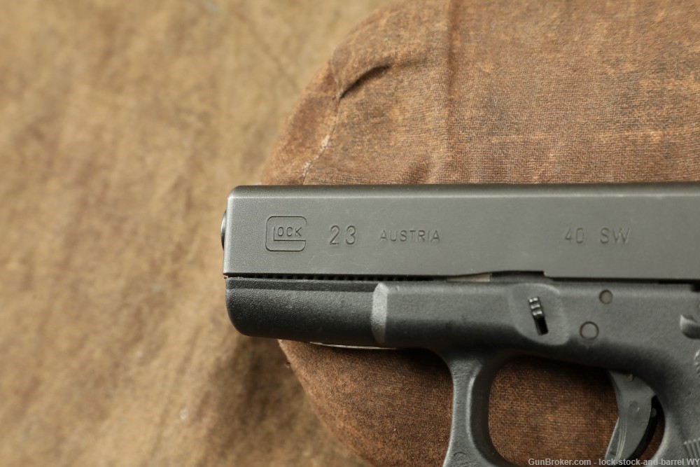 Glock 23 G23 Gen 2 .40 S&W 4” Semi-Auto Striker Fired Pistol w/ Case -img-21
