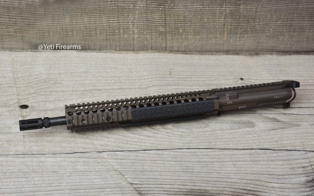 Daniel Defense M4A1 RIS II AR-15 Upper 14.5" Pinned FDE Mil-Spec + Cerakote-img-1