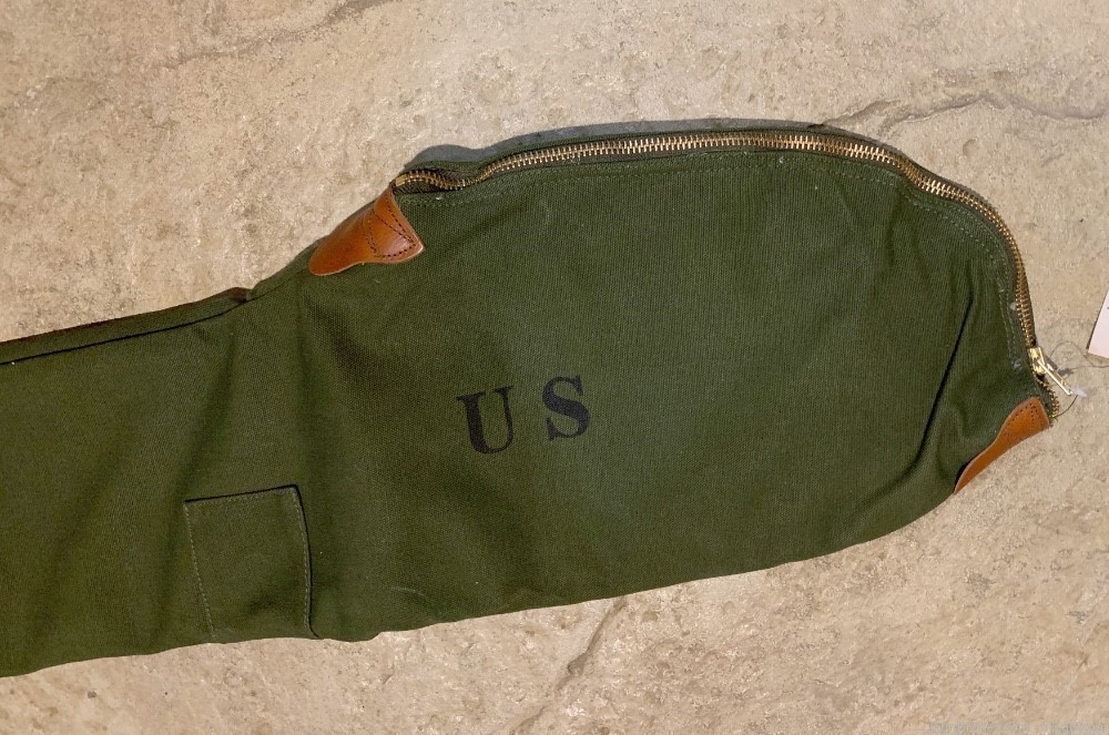 WW2 Reproduction US M1 Garand Fleece Lined Canvas Carrying Case -img-0