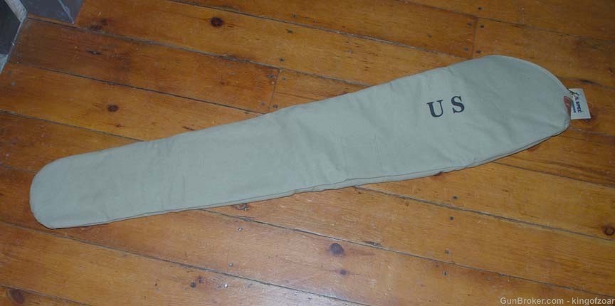 WW2 Reproduction US M1 Garand Fleece Lined Canvas Carrying Case -img-3