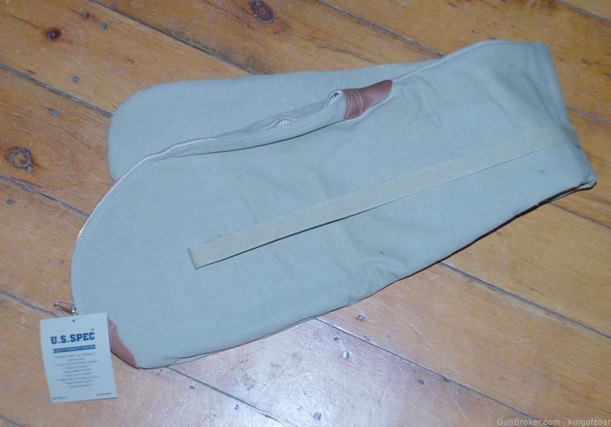WW2 Reproduction US M1 Garand Fleece Lined Canvas Carrying Case -img-2