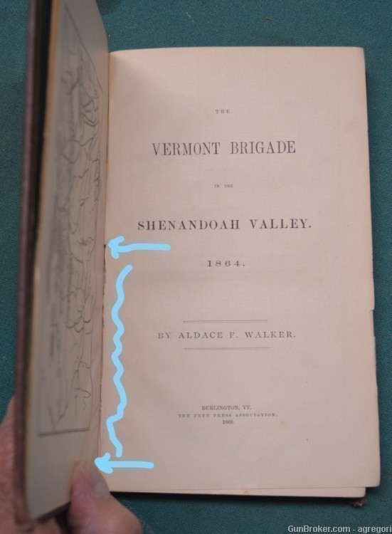 The Vermont Brigade in the Shenandoah Valley. Original 1869 Edition -img-3