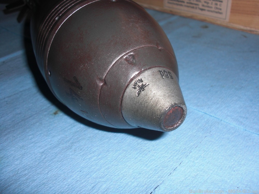 3 Replica German WWII 8cm Wgr34 Mortar Rounds GrW34 w/ Box - Set #1-img-10