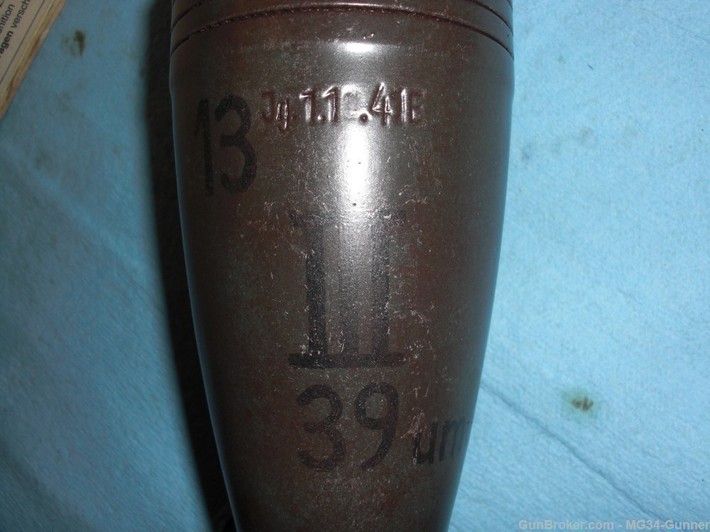 3 Replica German WWII 8cm Wgr34 Mortar Rounds GrW34 w/ Box - Set #1-img-20