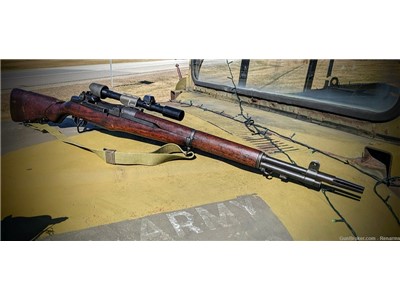 Winchester M1D Garand Sniper Rifle-REAL DEAL