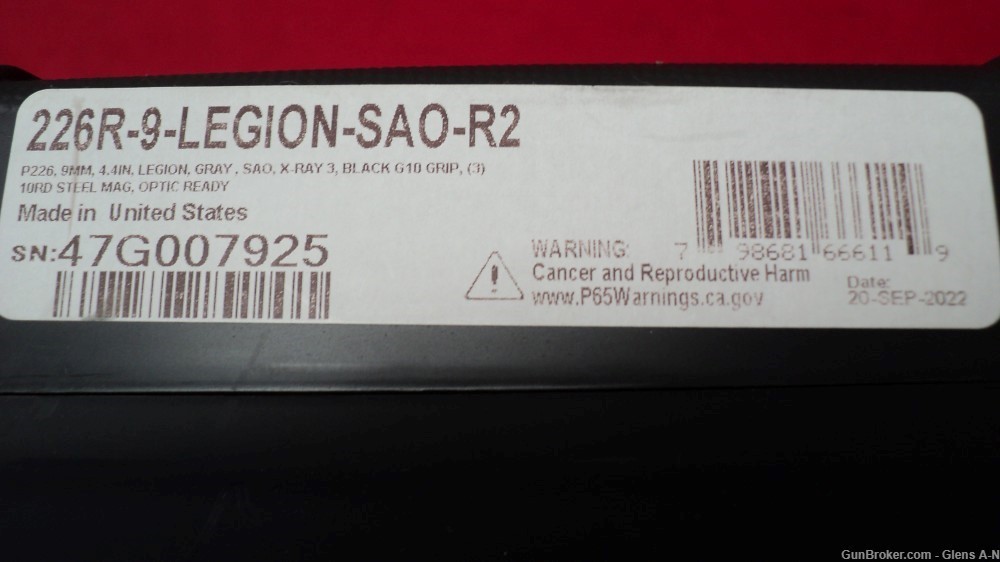 NEW Sig Sauer P226 Legion SAO 9mm 4.4" 226R-9-LEGION-SAO-R2-img-9