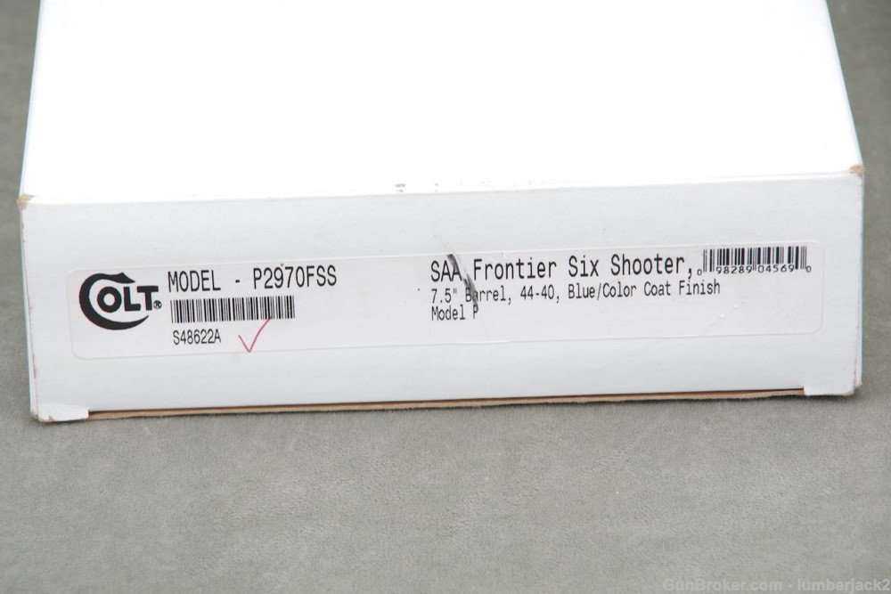 2008 Colt Custom Shop SAA Acid Etched Frontier Six Shooter 7.5'' w Orig Box-img-2