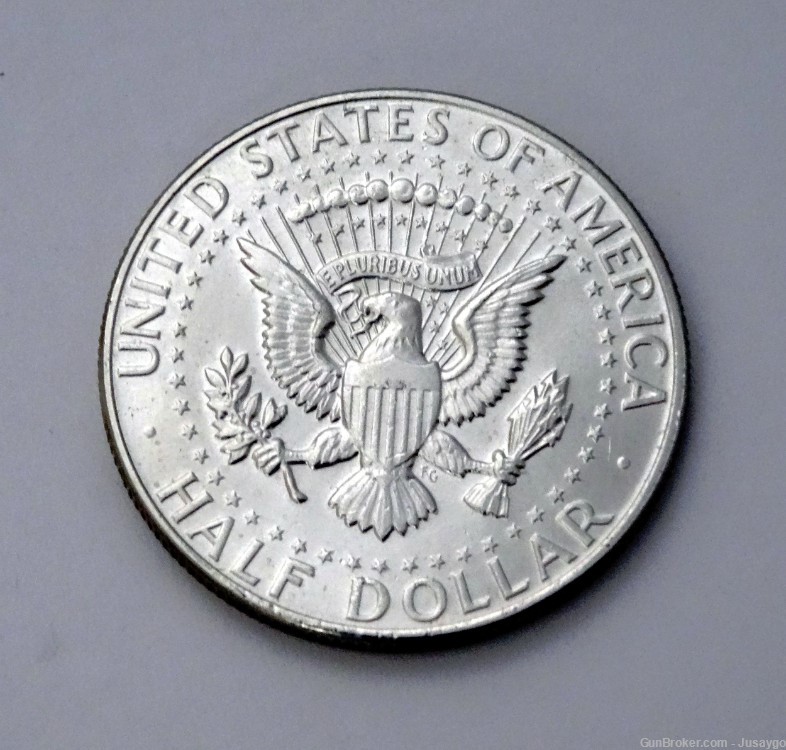1964 Kennedy Half Dollar Uncirculated 90% Silver, Item byy-img-6