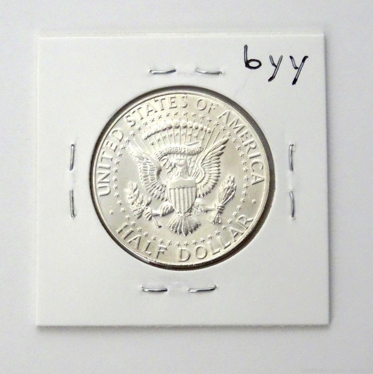 1964 Kennedy Half Dollar Uncirculated 90% Silver, Item byy-img-5