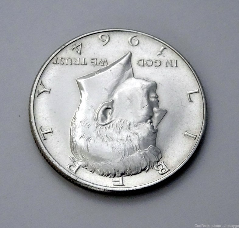 1964 Kennedy Half Dollar Uncirculated 90% Silver, Item byy-img-3