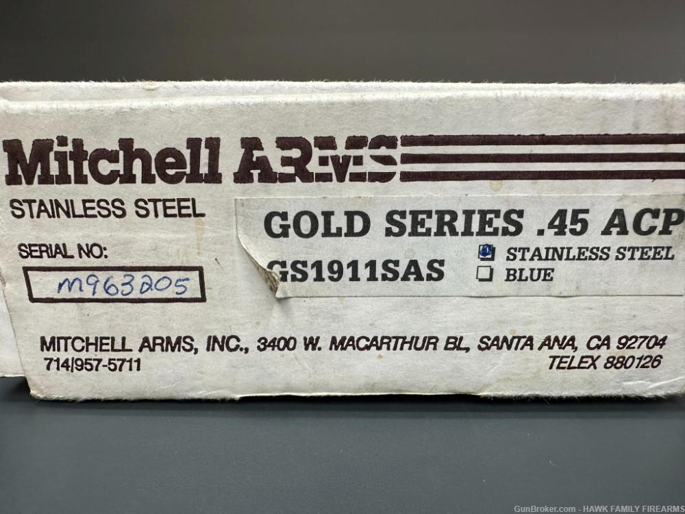 MITCHELL ARMS GOLD SERIES 1911*EXTREMELY RARE & SCARCE*PRISTINE CONDITION-img-15