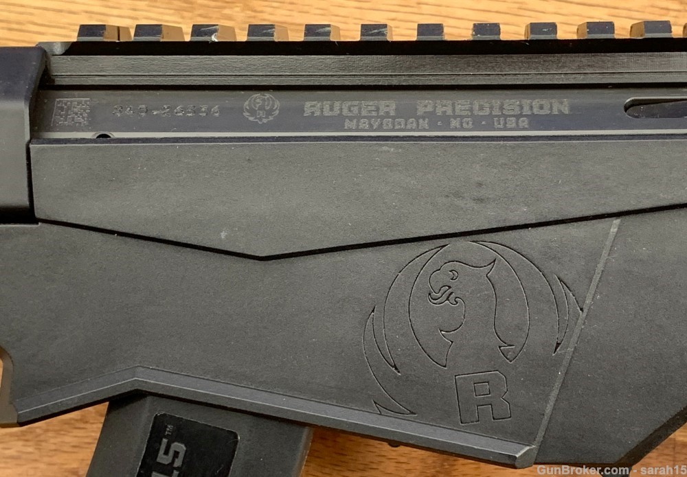 RUGER PRECISION .22 LR RIMFIRE ORIGINAL BOX & PAPERS 1 MAG CHROME BOLT -img-12