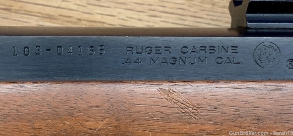 RUGER .44 MAGNUM CARBINE SMOOTH WALNUT WOOD STOCK PUSH FEED MAGAZINE-img-9