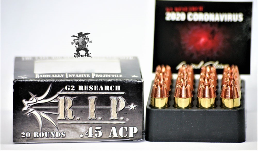 45 ACP G2 RIP ammo R.I.P 162 Grain DeAdLy WiCkEd  45auto 20 Rounds JHP-img-2
