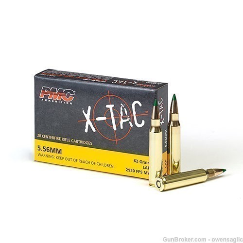 1000 rounds PMC 5.56mm NATO LAP 62gr Green Tip-img-0
