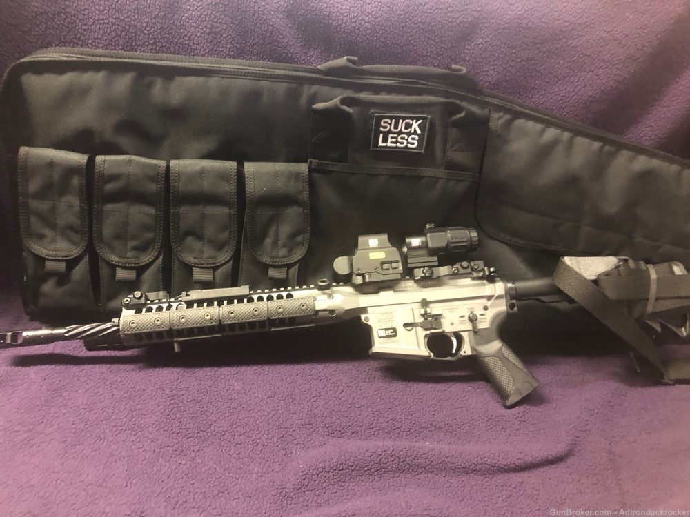 LWRC M6 IC-SPR M6ICSPR SHORT GAS PISTON W/ EOTECH HHS II EXPS2-2 WITH G33 -img-3